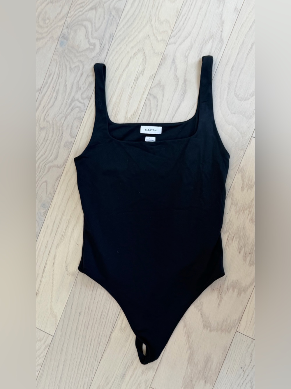 Babaton Black Tank Top Bodysuit